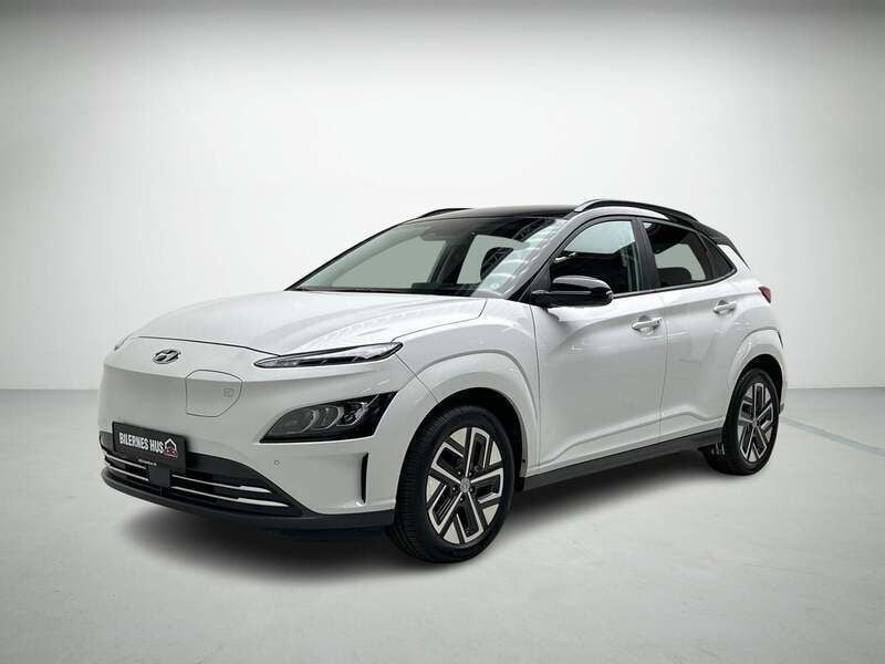 Hvidmetal Brugt 2021 Hyundai Kona Advanced SUV | 169.900 kr. (God pris) - Billede 1/4