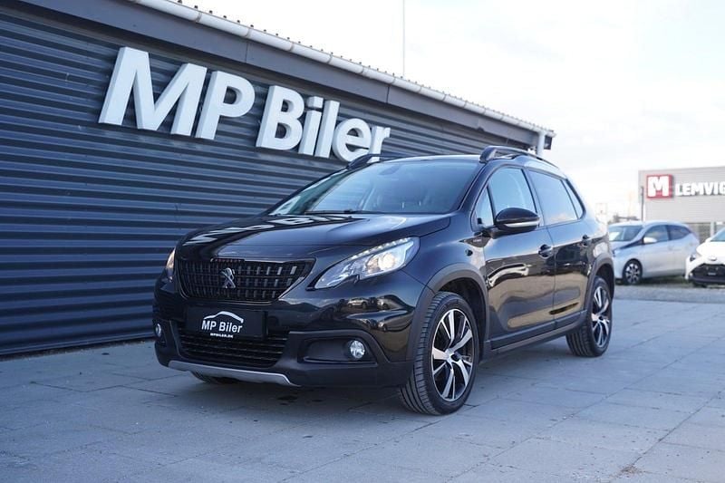 Sort Brugt 2018 Peugeot 2008 GT-line SUV | 99.700 kr. (Lidt for dyr) - Billede 1/4