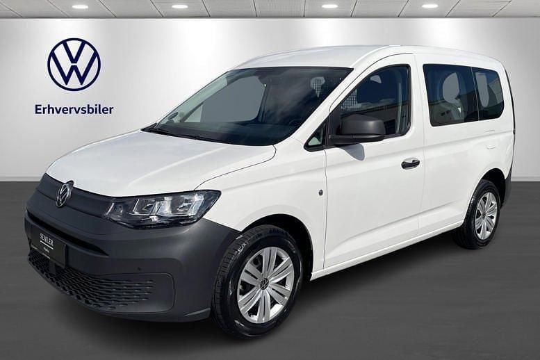 Hvid Brugt 2024 VW Caddy MPV | 199.900 kr. - Billede 1/4