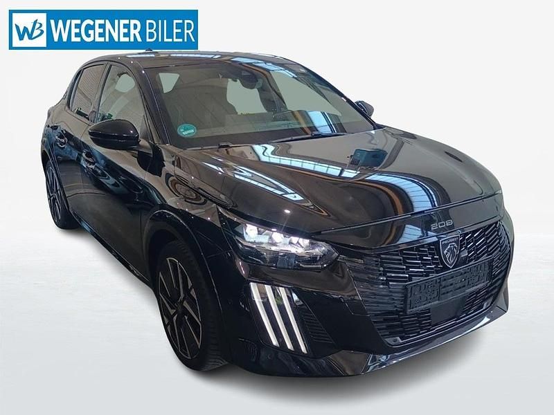 Sortmetal Brugt 2024 Peugeot e-208 GT Hatchback | 194.400 kr. (Fair pris) - Billede 1/4
