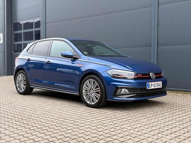 Brugt VW Polo GTI 200 HK (147 kW) 2019 Blå Hatchback