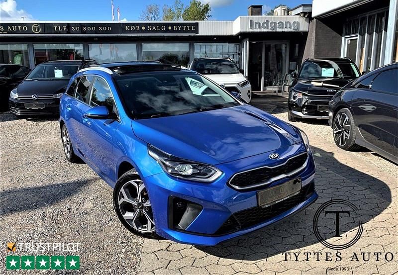 Blåmetal Brugt 2021 Kia Ceed Sportswagon Advance Stationcar | 189.800 kr. (God pris) - Billede 1/4