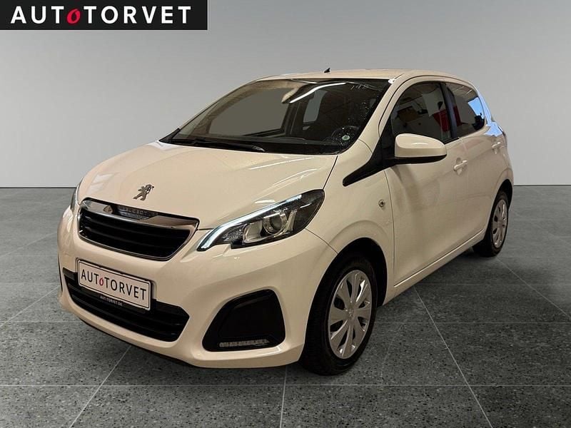 Hvid Brugt 2015 Peugeot 108 Active Hatchback | 37.700 kr. (Lidt for dyr) - Billede 1/4