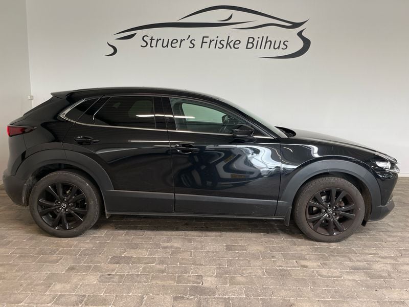 Jet black Brugt 2022 Mazda CX-30 Homura-Line SUV | 239.900 kr. (Fair pris) - Billede 1/2