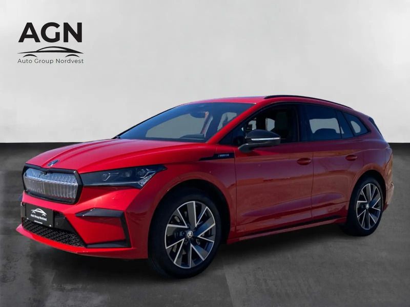 Rød Brugt 2025 Skoda Enyaq iV SportLine SUV | 399.900 kr. (Fair pris) - Billede 1/4