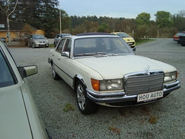 Hvid Brugt 1972 Mercedes 280 SE Sedan | 58.500 kr. - Billede 1/4