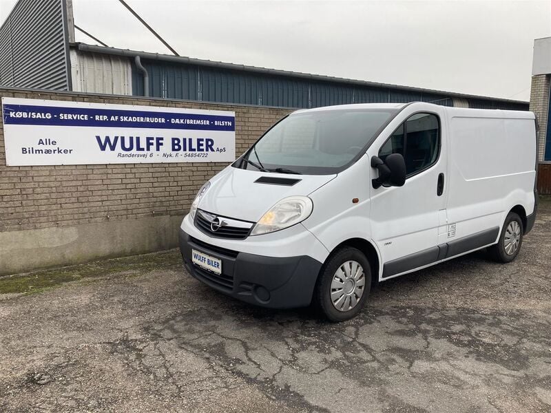 Hvid Brugt 2012 Opel Vivaro Van | 24.900 kr. - Billede 1/4
