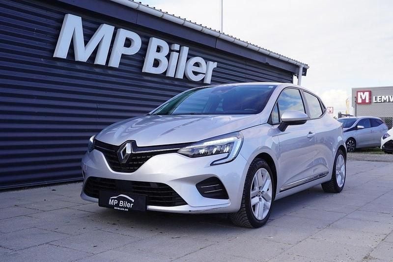 Sølvmetal Brugt 2021 Renault Clio V Zen Hatchback | 134.900 kr. - Billede 1/4