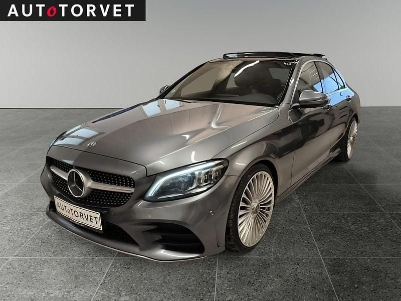 Gråmetal Brugt 2019 Mercedes C220 AMG line Sedan | 294.700 kr. (Fair pris) - Billede 1/4