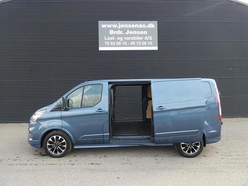Blåmetal Brugt 2018 Ford Transit Custom Sport Van | 149.800 kr. - Billede 1/4