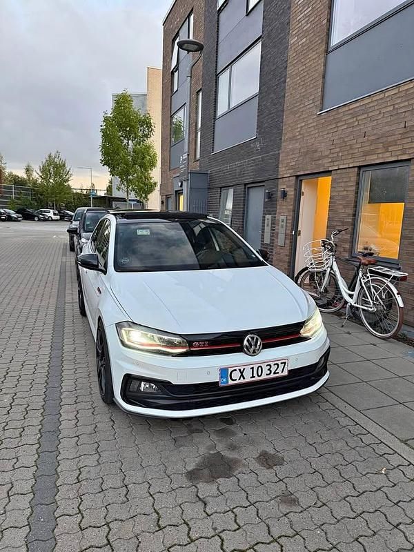 Hvid Brugt 2020 VW Polo GTI Hatchback | 155.000 kr. (Fair pris) - Billede 1/4