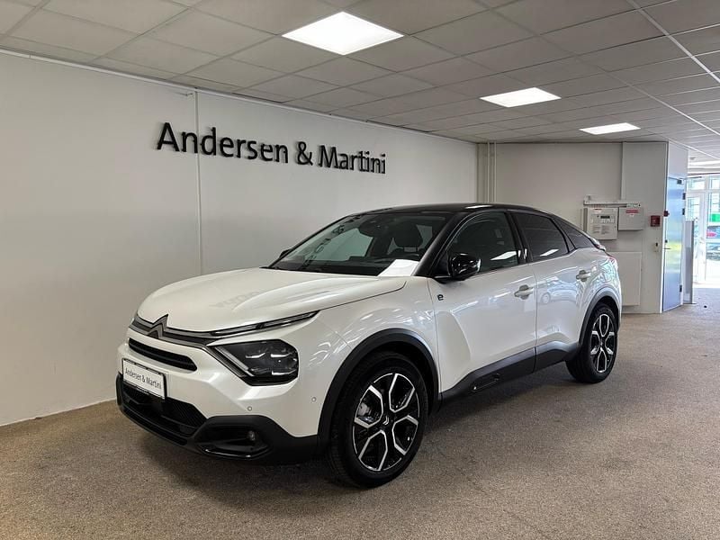 Hvid Brugt 2023 Citroën e-C4 Shine Hatchback | 149.800 kr. (Fair pris) - Billede 1/4