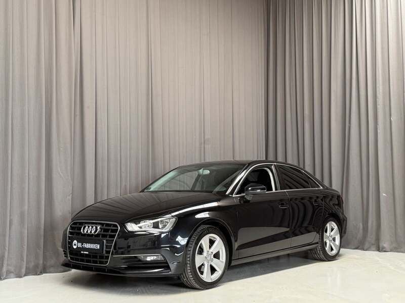 Sort Brugt 2014 Audi A3 Ambition Sedan | 124.900 kr. (God pris) - Billede 1/4