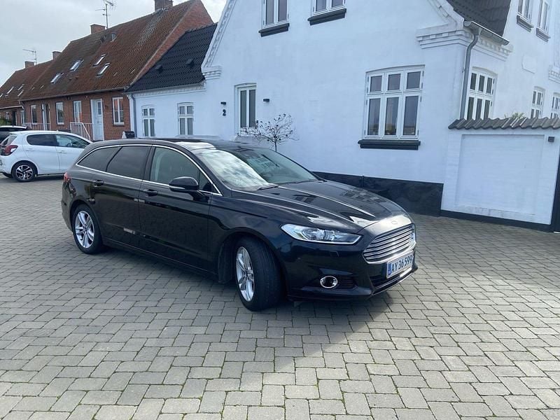 Sortmetal Brugt 2015 Ford Mondeo Titanium Stationcar | 99.900 kr. (God pris) - Billede 1/4
