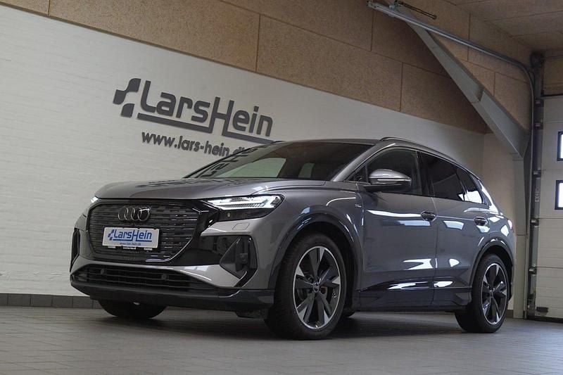 Gråmetal Brugt 2024 Audi Q4 e-tron S-Line SUV | 394.800 kr. (Fair pris) - Billede 1/4