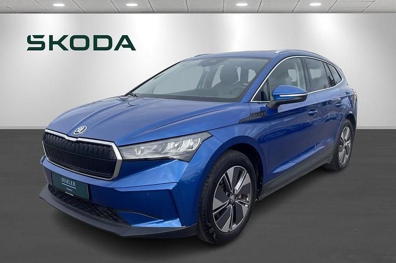 Blåmetal Brugt 2022 Skoda Enyaq iV Loft SUV | 259.900 kr. (God pris) - Billede 1/4