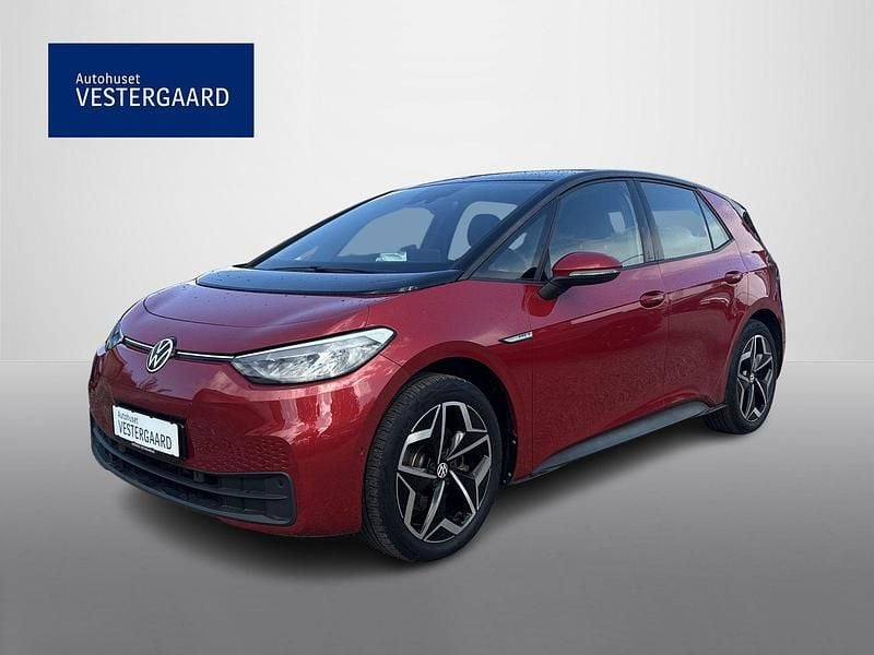 Rød Brugt 2022 VW ID.3 Pro Hatchback | 209.900 kr. (Fair pris) - Billede 1/4