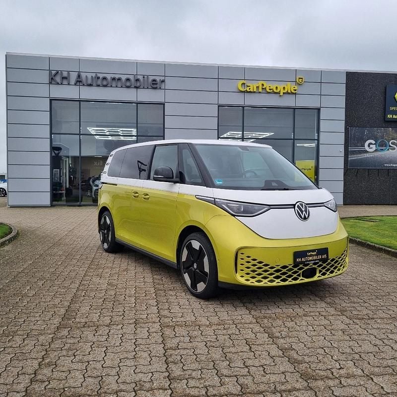 Gul/hvid Brugt 2023 VW ID. Buzz Life MPV | 389.900 kr. (Lidt for dyr) - Billede 1/4
