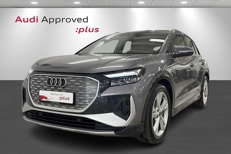 Gråmetal Brugt 2024 Audi Q4 e-tron Advanced Plus SUV | 379.900 kr. - Billede 1/4