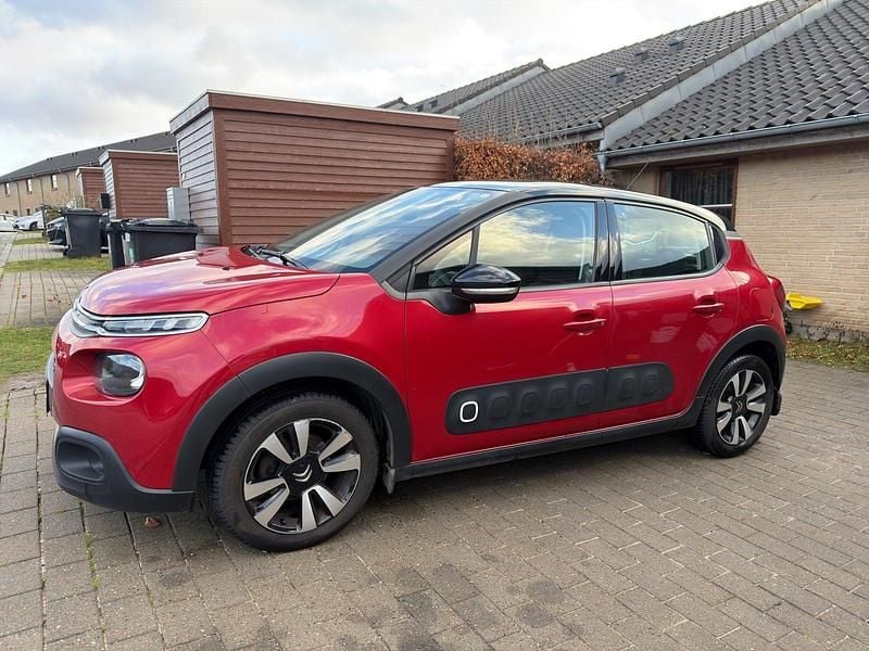 Rødmetal Brugt 2019 Citroën C3 PureTech Hatchback | 99.900 kr. (Fair pris) - Billede 1/4