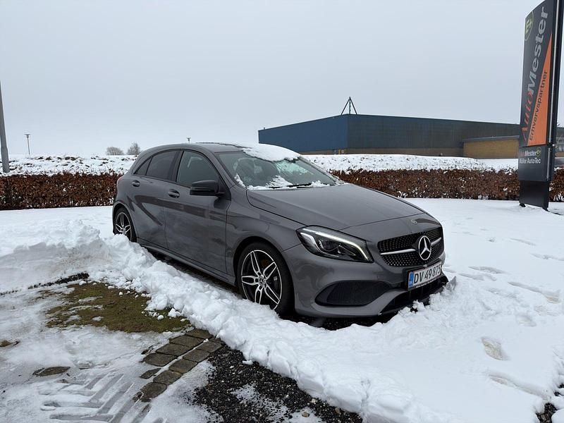 Brugt Mercedes A220 AMG line 177 HK (130 kW) 2017 Gråmetal Hatchback