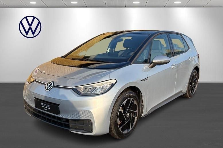 Brugt VW ID.3 Pure 110 kW (150 HK) 2021 Sølvmetal Hatchback