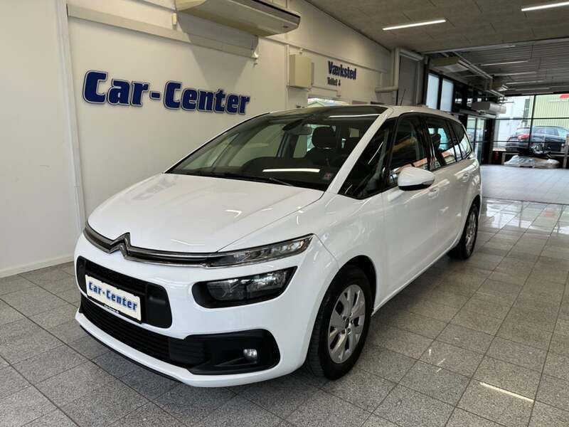Hvid Brugt 2019 Citroën C4 SpaceTourer Intensive+ MPV | 174.900 kr. (Fair pris) - Billede 1/4