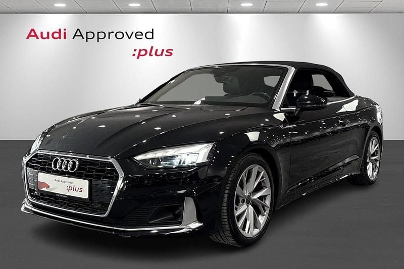 Brugt Audi A5 Cabriolet Prestige 190 HK (139 kW) 2020 Sortmetal Cabriolet