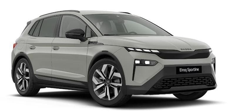 Grå Ny 2026 Skoda Elroq SportLine SUV | 314.180 kr. (Fair pris) - Billede 1/1
