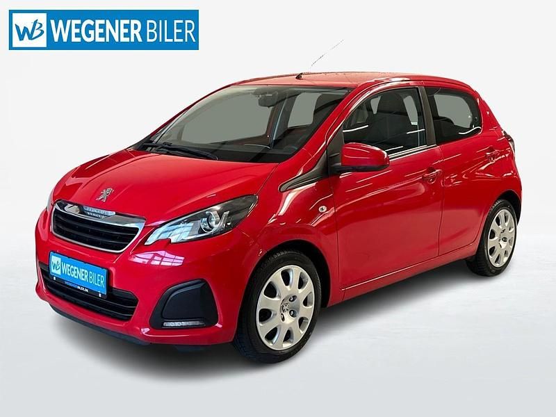 Rød Brugt 2014 Peugeot 108 Access Hatchback | 33.200 kr. (God pris) - Billede 1/4
