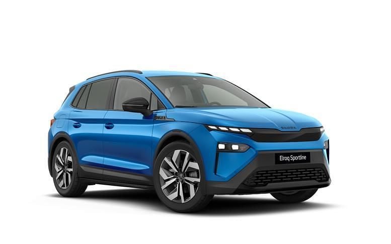 Sølvmetal Ny 2025 Skoda Elroq SportLine SUV | 313.980 kr. - Billede 1/4