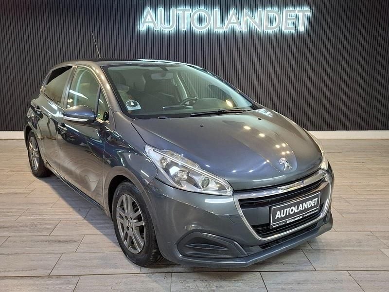 Mørkgrå Brugt 2015 Peugeot 208 Active Hatchback | 34.800 kr. (Fair pris) - Billede 1/4