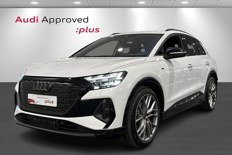 Hvidmetal Brugt 2024 Audi Q4 e-tron S-Line SUV | 409.900 kr. (Dyr) - Billede 1/4