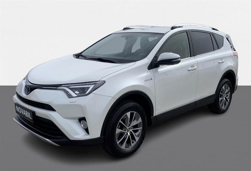 Hvidmetal (pearl white) Brugt 2016 Toyota RAV4 Hybrid H3 SUV | 179.900 kr. (Fair pris) - Billede 1/3