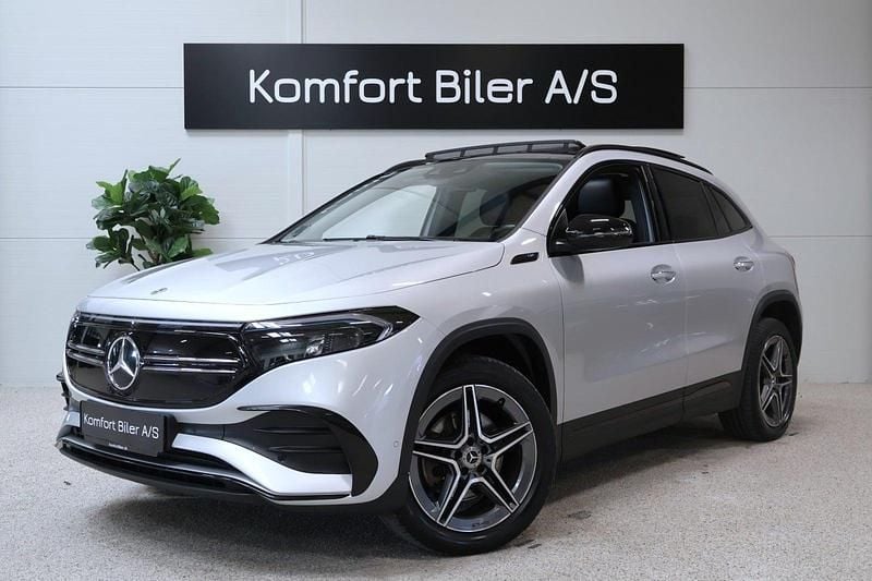 Sølvmetal Brugt 2021 Mercedes EQA250 AMG line SUV | 249.900 kr. (Dyr) - Billede 1/4
