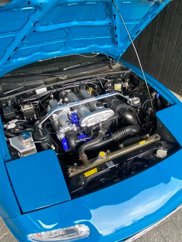 Brugt Mazda MX5 90 HK (66 kW) 1997 Blå Cabriolet