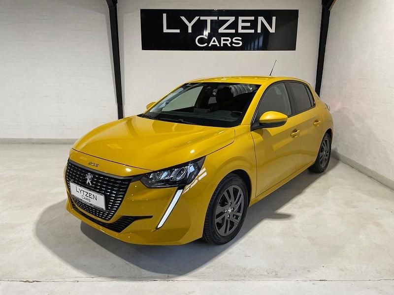 Gul Brugt 2021 Peugeot 208 Active Hatchback | 139.800 kr. (Lidt for dyr) - Billede 1/4