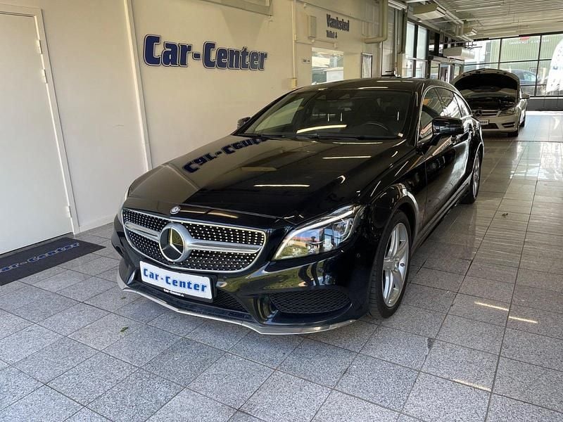 Sortmetal Brugt 2015 Mercedes CLS350 Shooting Brake AMG line Stationcar | 100.000 kr. - Billede 1/4