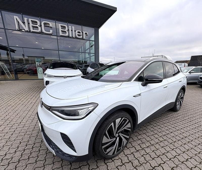 Hvid Brugt 2021 VW ID.4 SUV | 249.780 kr. (Lidt for dyr) - Billede 1/4