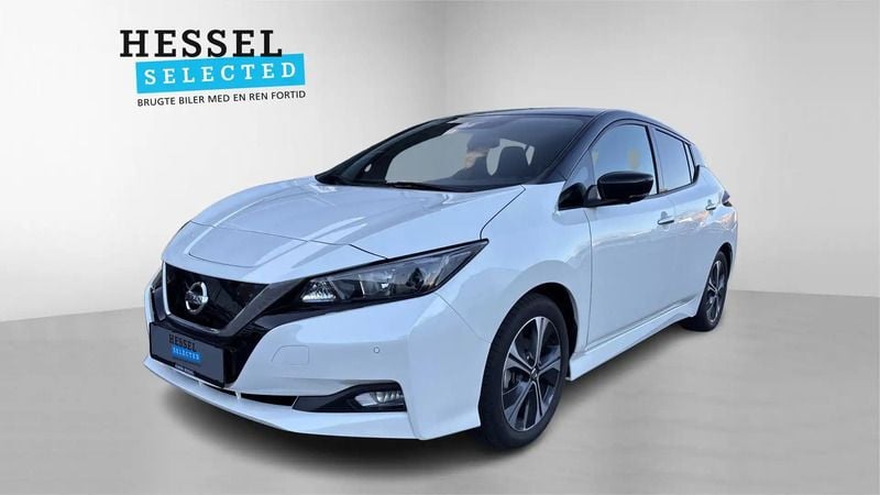 Hvid Brugt 2021 Nissan Leaf N-Connecta Hatchback | 129.900 kr. (Fair pris) - Billede 1/4