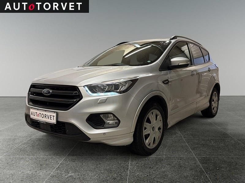 Sølvmetal Brugt 2018 Ford Kuga ST-Line SUV | 134.700 kr. (Lidt for dyr) - Billede 1/4