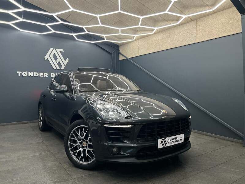 Hvid Brugt 2016 Porsche Macan S SUV | 589.500 kr. (God pris) - Billede 1/4