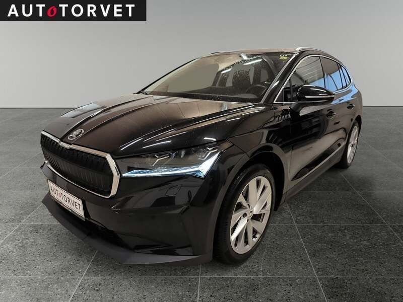 Sort Brugt 2021 Skoda Enyaq iV SUV | 187.700 kr. (God pris) - Billede 1/4