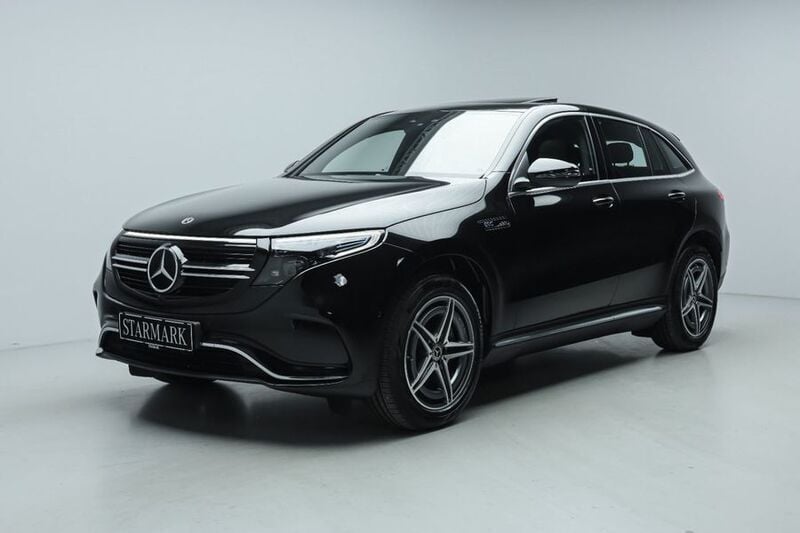 Sortmetal Brugt 2022 Mercedes EQC400 AMG SUV | 369.900 kr. (God pris) - Billede 1/4