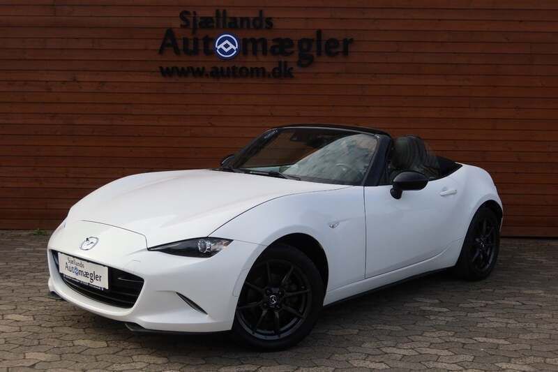 Hvid Brugt 2015 Mazda MX5 Edition Cabriolet | 185.000 kr. (Fair pris) - Billede 1/4
