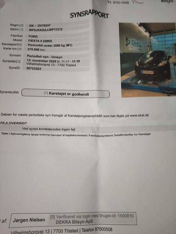 Brugt Ford Fiesta Ambiente 82 HK (60 kW) 2012 Sort Hatchback