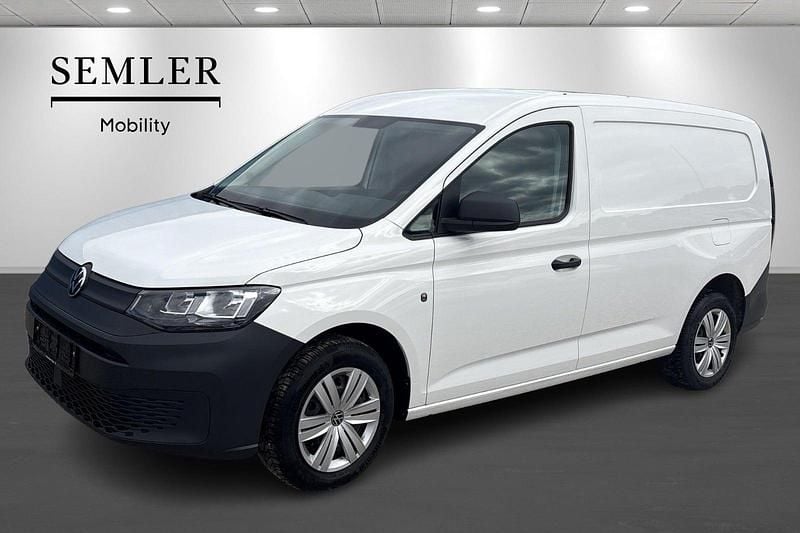 Hvid Brugt 2023 VW Caddy Maxi MPV | 199.900 kr. - Billede 1/3