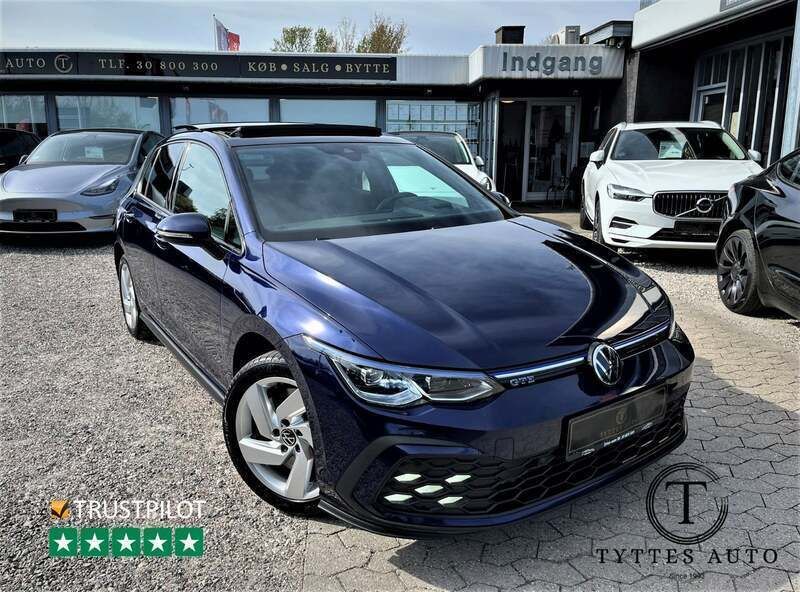 Blåmetal Brugt 2021 VW Golf VIII GTE Hatchback | 264.800 kr. (Lidt for dyr) - Billede 1/4