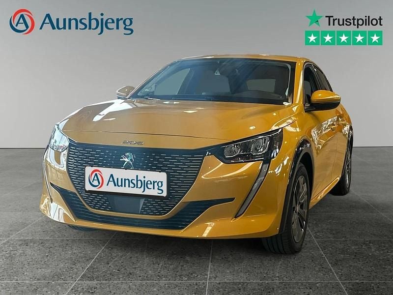 Gul Brugt 2021 Peugeot e-208 Allure Hatchback | 129.500 kr. (Fair pris) - Billede 1/4