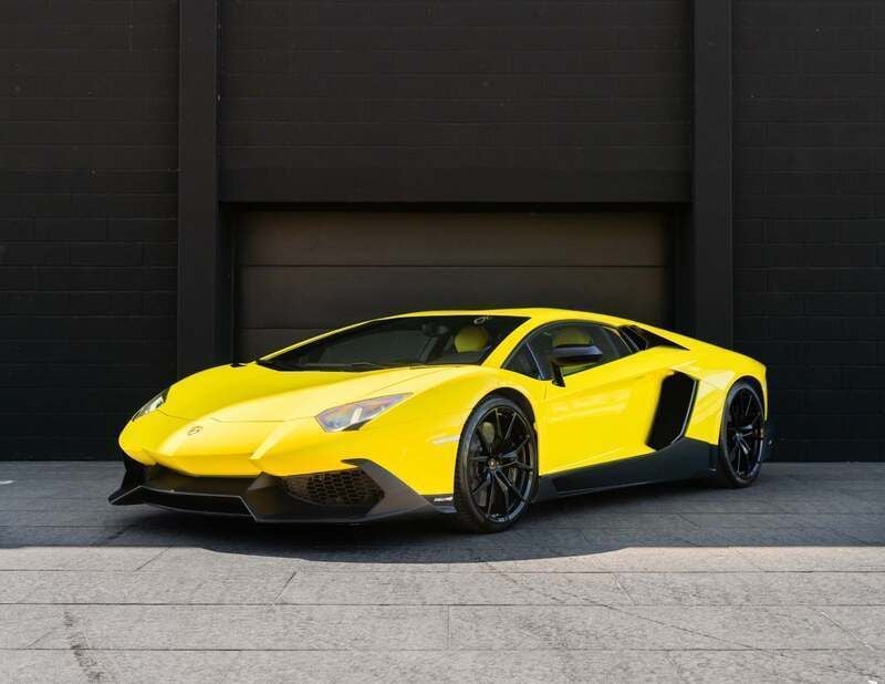 Gul Brugt 2014 Lamborghini Aventador Coupe | 44.960 kr. - Billede 1/4